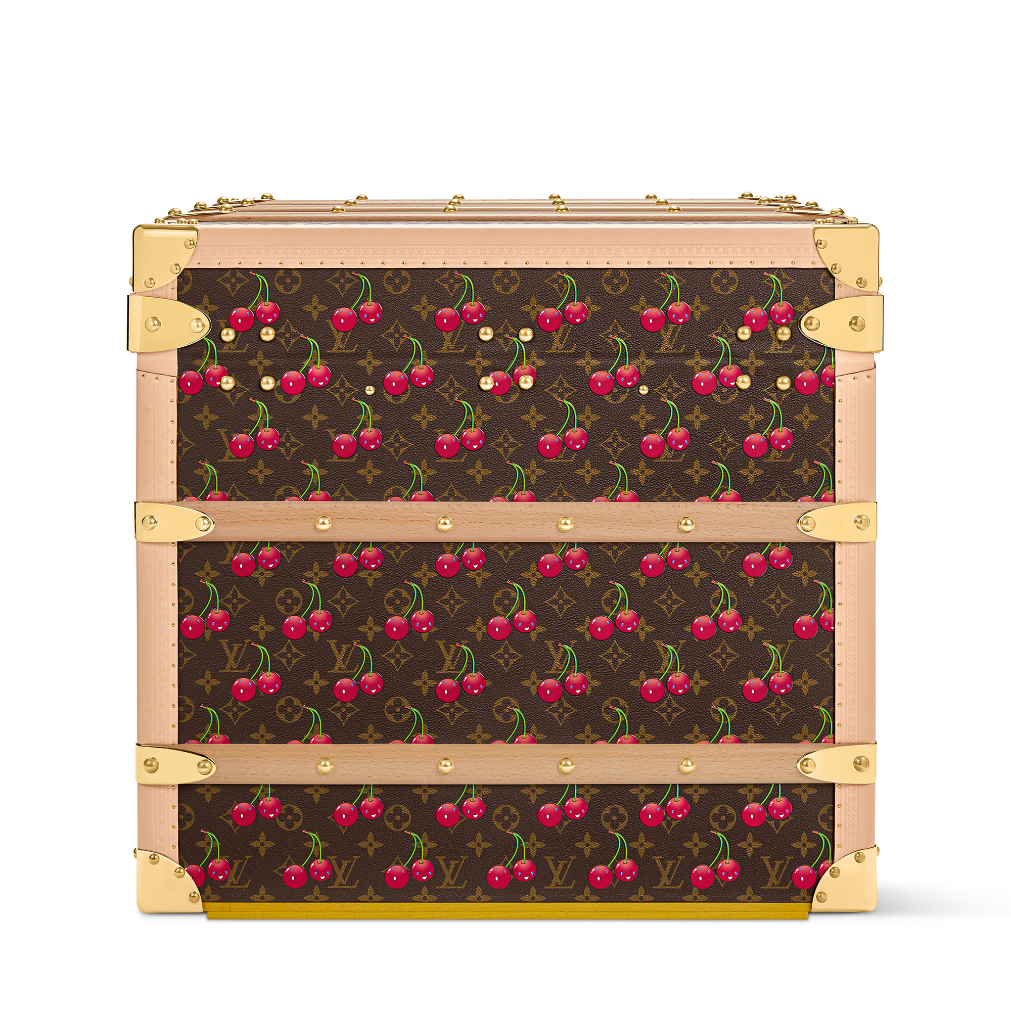LV x TM Courrier Lozine Carré Cherry - Luxury Trunks and Suitcases